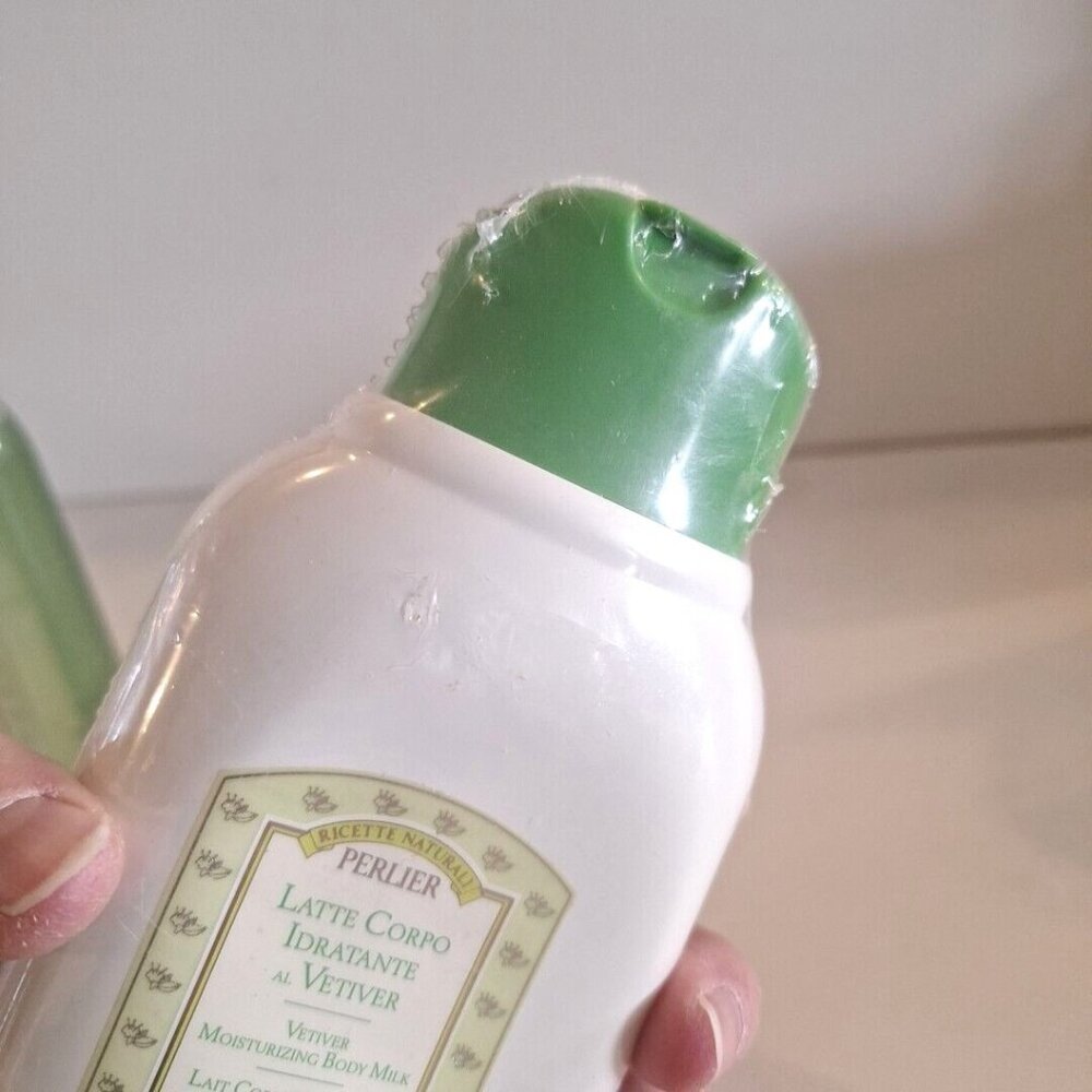 Perlier Vetiver Bath & Shower 8.4oz Moisturizing Body Milk 8.4oz 2 Lot - Picture 7 of 7